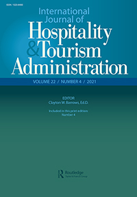 Cover image for International Journal of Hospitality & Tourism Administration, Volume 22, Issue 4, 2021