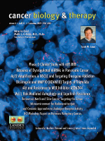 Cover image for Cancer Biology & Therapy, Volume 8, Issue 21, 2009