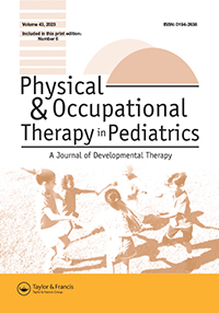 Cover image for Physical & Occupational Therapy In Pediatrics, Volume 43, Issue 6, 2023