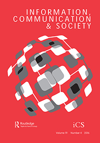 Cover image for Information, Communication & Society, Volume 19, Issue 4, 2016