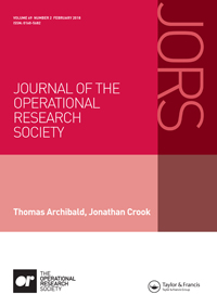Cover image for Journal of the Operational Research Society, Volume 69, Issue 2, 2018