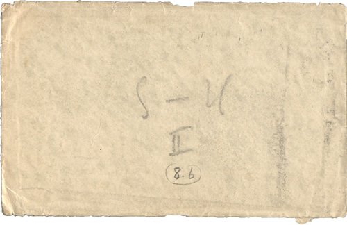 Figure 4. Arno Nadel Archive ARC. Ms. Var. 469 01 11.9 Series 01: Manuscripts.
