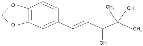Figure 1 Structure of stiripentol.