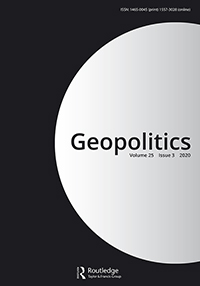 Cover image for Geopolitics, Volume 25, Issue 3, 2020