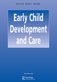 Cover image for Early Child Development and Care, Volume 190, Issue 5, 2020