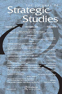 Cover image for Journal of Strategic Studies, Volume 43, Issue 6-7, 2020