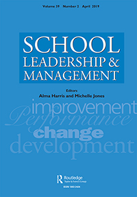 Cover image for School Leadership & Management, Volume 39, Issue 2, 2019