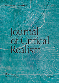Cover image for Journal of Critical Realism, Volume 15, Issue 5, 2016