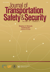 Cover image for Journal of Transportation Safety & Security, Volume 13, Issue 6, 2021