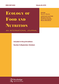 Cover image for Ecology of Food and Nutrition, Volume 58, Issue 5, 2019