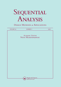 Cover image for Sequential Analysis, Volume 42, Issue 1, 2023
