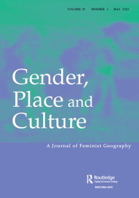 Cover image for Gender, Place & Culture, Volume 30, Issue 5, 2023