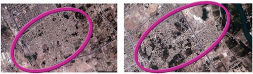Figure 19. Pictures Of Changing Land Use Random Homes On The Outskirts Of Kufa City Based On Satellite Images 2013 And Basic Design For 20,072,030.