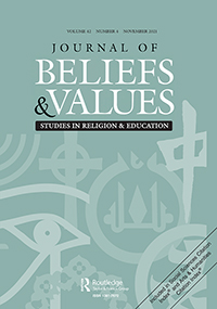 Cover image for Journal of Beliefs & Values, Volume 42, Issue 4, 2021