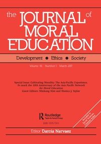 Cover image for Journal of Moral Education, Volume 46, Issue 1, 2017