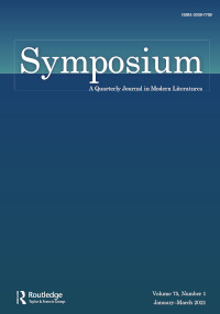 Cover image for Symposium: A Quarterly Journal in Modern Literatures, Volume 75, Issue 1, 2021