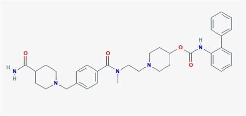 Figure 1. Chemical structure of revefenacin.