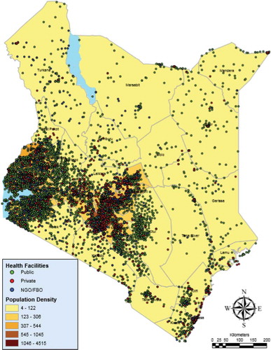 Figure A1. Distribution of health facilities by type of provider.Source: World Bank, 2014; kmhfl.health.go.ke (2013) data.