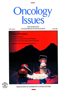 Cover image for Oncology Issues, Volume 4, Issue 4, 1989
