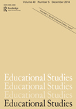 Cover image for Educational Studies, Volume 40, Issue 5, 2014