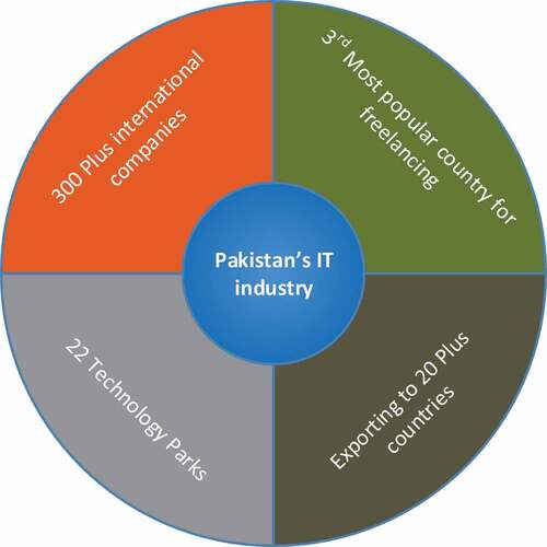 Figure 6. Pakistan’s IT and ITES sector overview (Author’s elaboration).