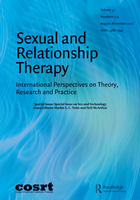 Cover image for Sexual and Relationship Therapy, Volume 32, Issue 3-4, 2017