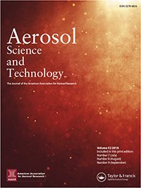 Cover image for Aerosol Science and Technology, Volume 52, Issue 8, 2018