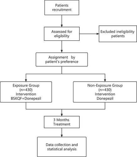 Figure 1 Flow chart of the study method. BSKQF: Bu Shen Kai Qiao Fang.