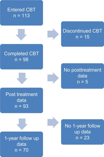 Figure 1 Number of patients at different time points.