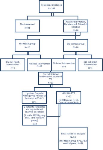 Figure 1 Participant flow through the trial.