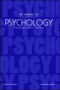 Cover image for The Journal of Psychology, Volume 89, Issue 2, 1975