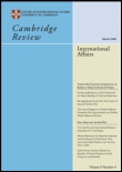 Cover image for Cambridge Review of International Affairs, Volume 22, Issue 3, 2009