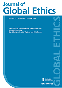 Cover image for Journal of Global Ethics, Volume 14, Issue 2, 2018