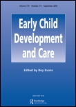 Cover image for Early Child Development and Care, Volume 129, Issue 1, 1997