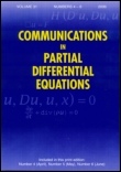 Cover image for Communications in Partial Differential Equations, Volume 23, Issue 5-6, 1998