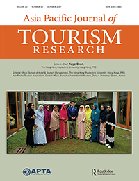 Cover image for Asia Pacific Journal of Tourism Research, Volume 22, Issue 10, 2017