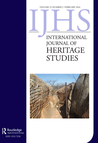 Cover image for International Journal of Heritage Studies, Volume 22, Issue 2, 2016