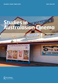 Cover image for Studies in Australasian Cinema, Volume 10, Issue 1, 2016