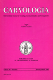 Cover image for Caryologia, Volume 50, Issue 1, 1997