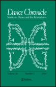 Cover image for Dance Chronicle, Volume 35, Issue 1, 2012