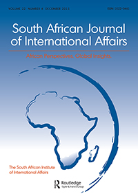 Cover image for South African Journal of International Affairs, Volume 22, Issue 4, 2015