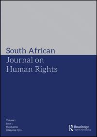 Cover image for South African Journal on Human Rights, Volume 31, Issue 1, 2015