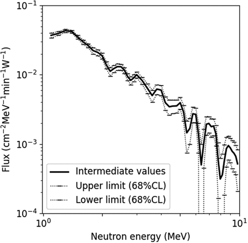 Figure 2. Result of neutron flux obtained by NE-213 measurement.