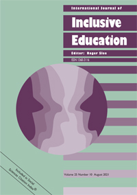Cover image for International Journal of Inclusive Education, Volume 25, Issue 10, 2021