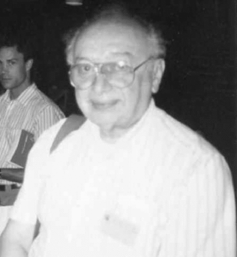 Figure 2 Milton Sobel at the McMaster University conference celebrating Charlie Dunnett's 70th birthday, May 29–June 1, 1991.