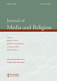 Cover image for Journal of Media and Religion, Volume 20, Issue 3, 2021