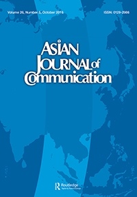 Cover image for Asian Journal of Communication, Volume 26, Issue 5, 2016