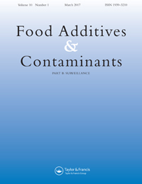 Cover image for Food Additives & Contaminants: Part B, Volume 10, Issue 1, 2017
