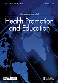 Cover image for International Journal of Health Promotion and Education, Volume 59, Issue 3, 2021