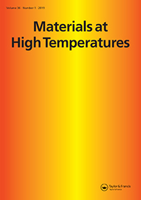 Cover image for Materials at High Temperatures, Volume 36, Issue 1, 2019
